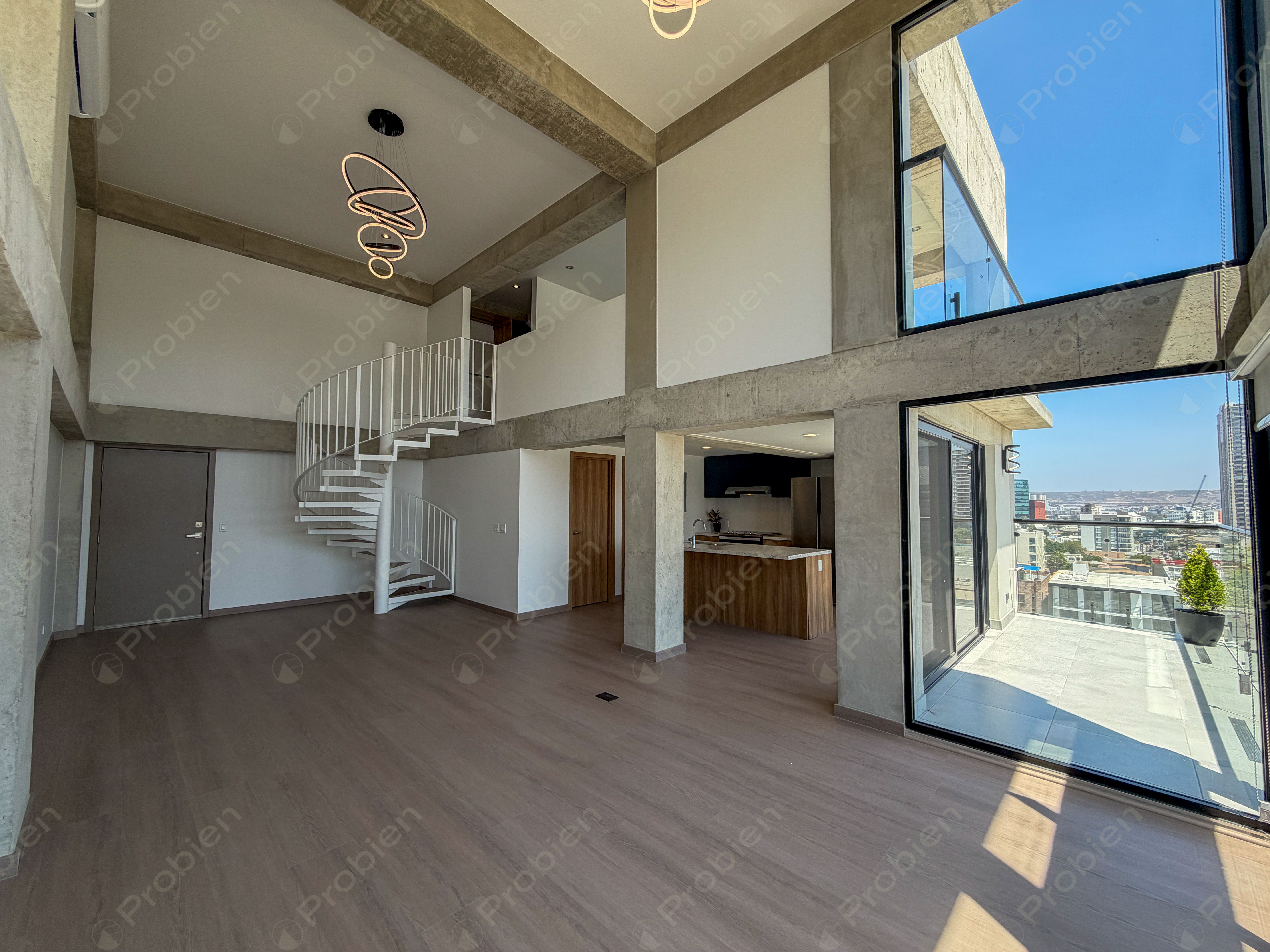 Penthouse nuevo en renta en Emerson Cubillas Tijuana con rooftop y vista panorámica - Foto 4 de 35