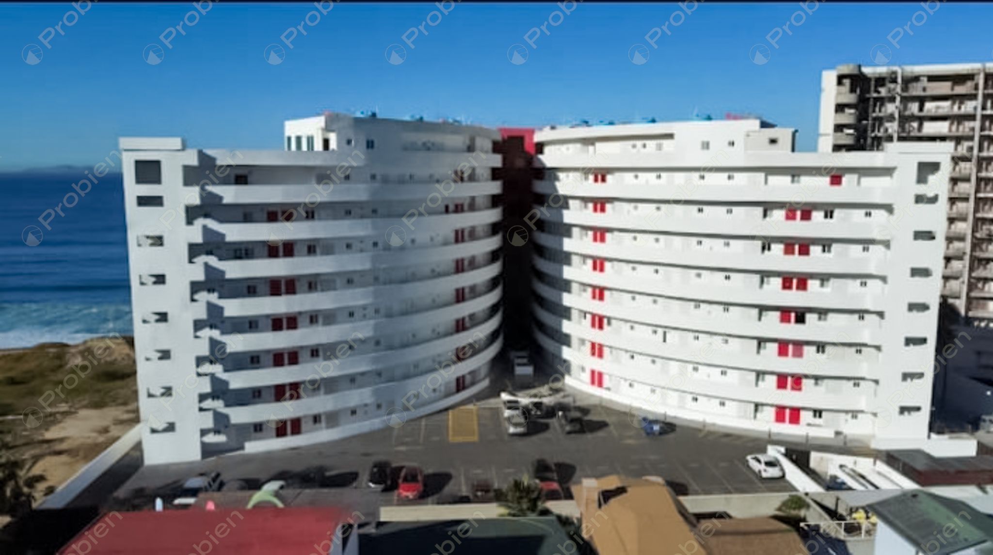 Departamento en renta en Playas de Tijuana con vista al mar y balcón en residencial