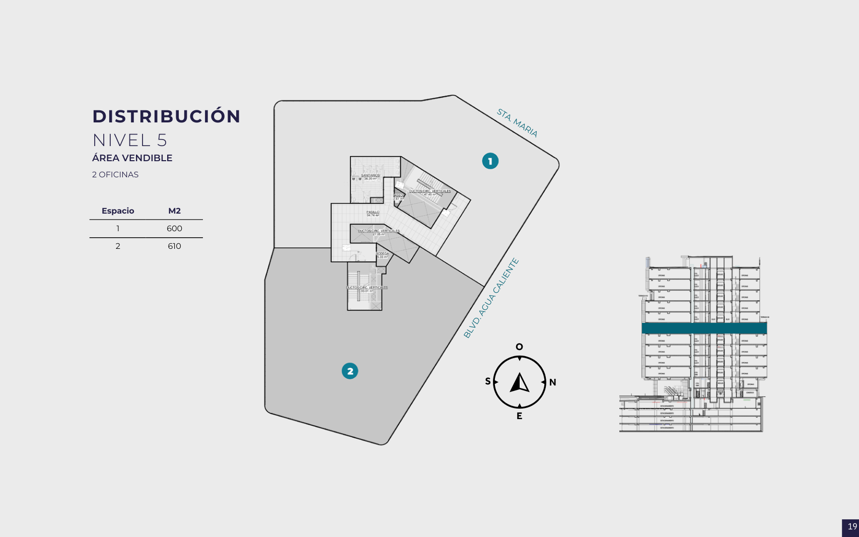 Oficinas en Venta - Torre Eugenia Blvd. Agua Caliente - Foto 15 de 17