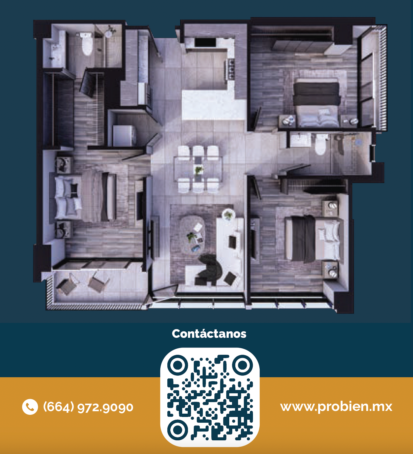 Departamentos en Venta Xavia - Xiara - Foto 3 de 11